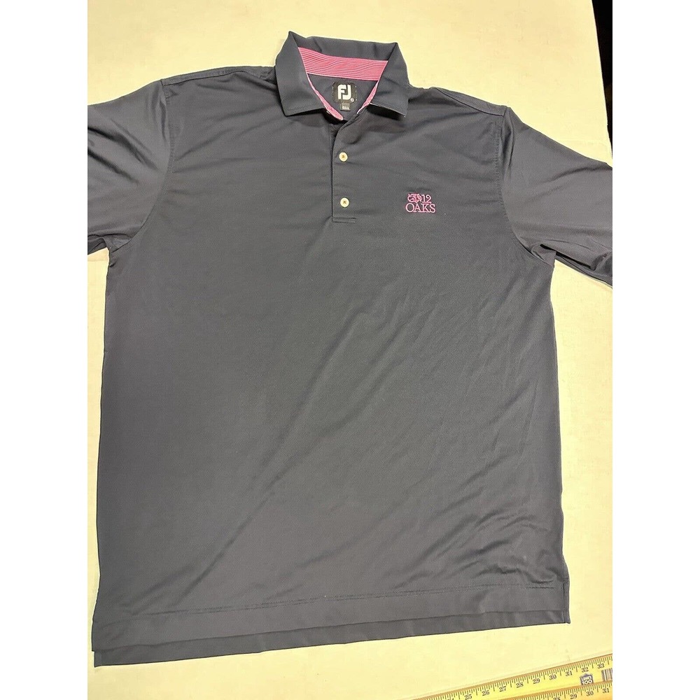 FJ Footjoy Men’s Short Sleeve Polo Shirt 2XL XXL logo